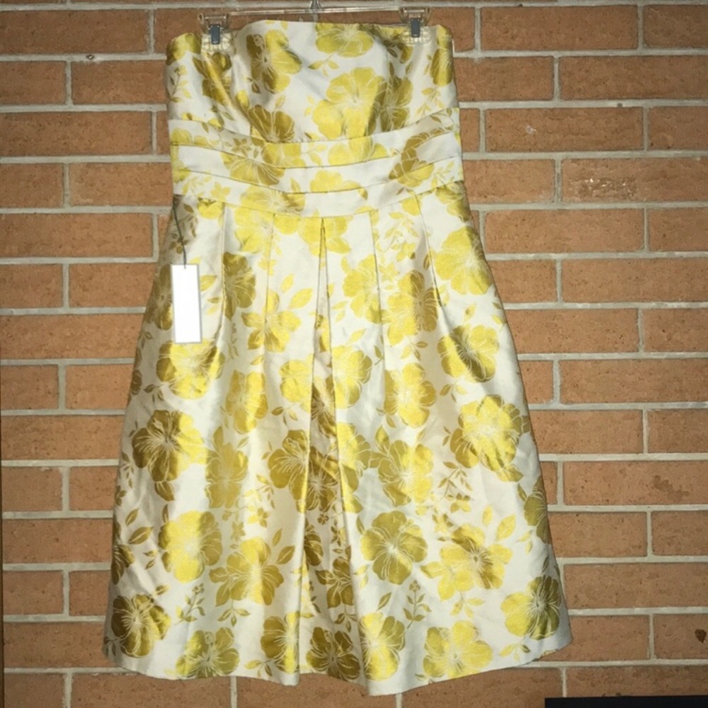 💛NWT ANN TAYLOR💛JACQUARD FLORAL DRESS💛